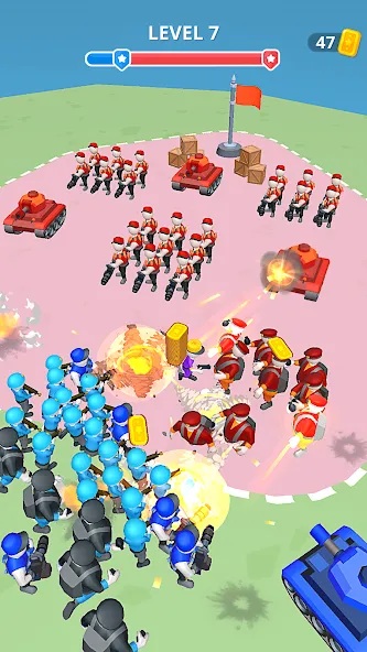 Army War Camp—Battle Game  [МОД Много денег] Screenshot 5