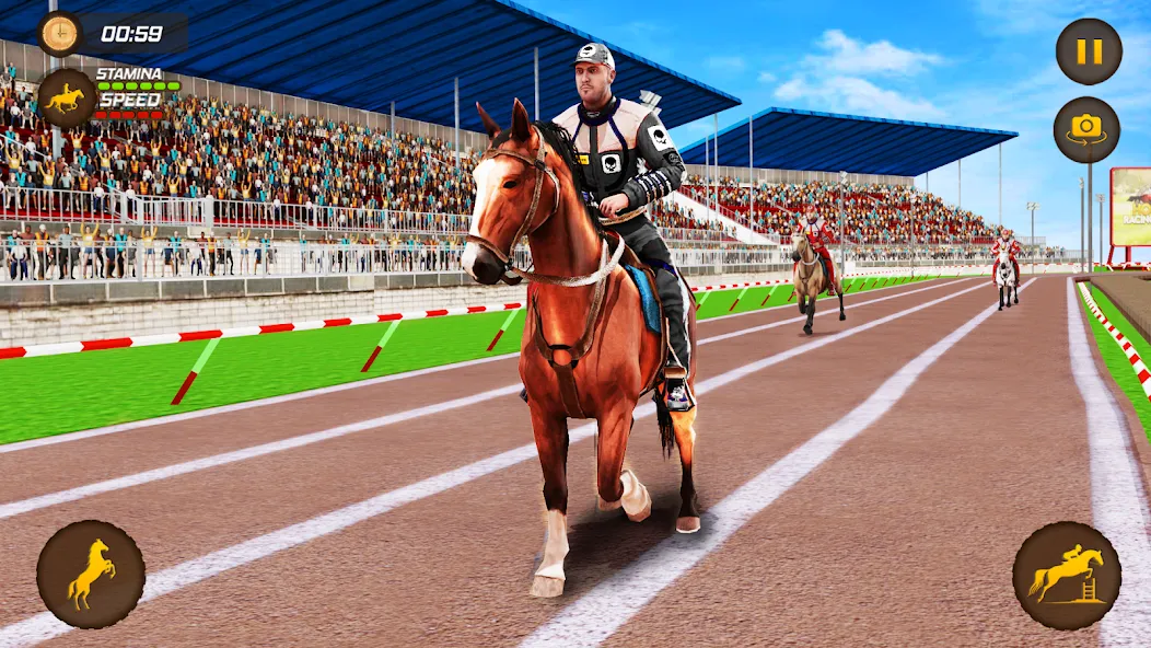 Horse Racing Game: Horse Games  [МОД Бесконечные деньги] Screenshot 3