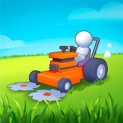 Взломанная Stone Grass: Mowing Simulator (Стоун Грасс)  [МОД Много монет] - полная версия apk на Андроид