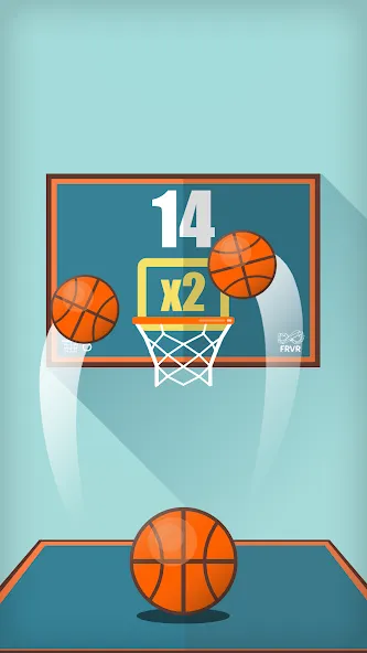 Basketball FRVR - Dunk Shoot (Баскетбол ФРВР)  [МОД Все открыто] Screenshot 1