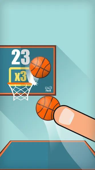 Basketball FRVR - Dunk Shoot (Баскетбол ФРВР)  [МОД Все открыто] Screenshot 3