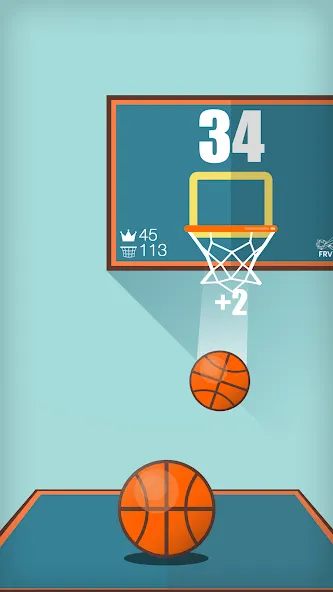 Basketball FRVR - Dunk Shoot (Баскетбол ФРВР)  [МОД Все открыто] Screenshot 4