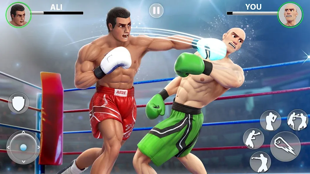 Kick Boxing Games: Fight Game  [МОД Бесконечные деньги] Screenshot 2