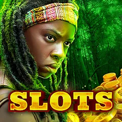 Взломанная The Walking Dead Casino Slots (Зе Вокинг Дед Казино Слотс)  [МОД Бесконечные монеты] - полная версия apk на Андроид