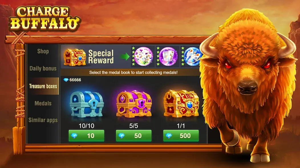 Charge Buffalo Slot-TaDa Games (Чардж Буффало Слот)  [МОД Unlimited Money] Screenshot 4