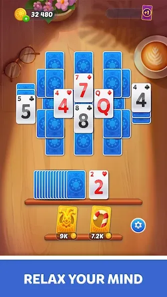 Solitaire Sunday: Card Game (Солитер воскресенье)  [МОД Бесконечные деньги] Screenshot 2