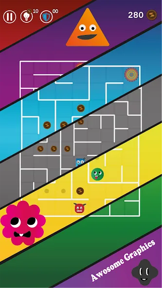 Maze Legend : A Cute Maze Game (Мейз Легенд)  [МОД Unlocked] Screenshot 2