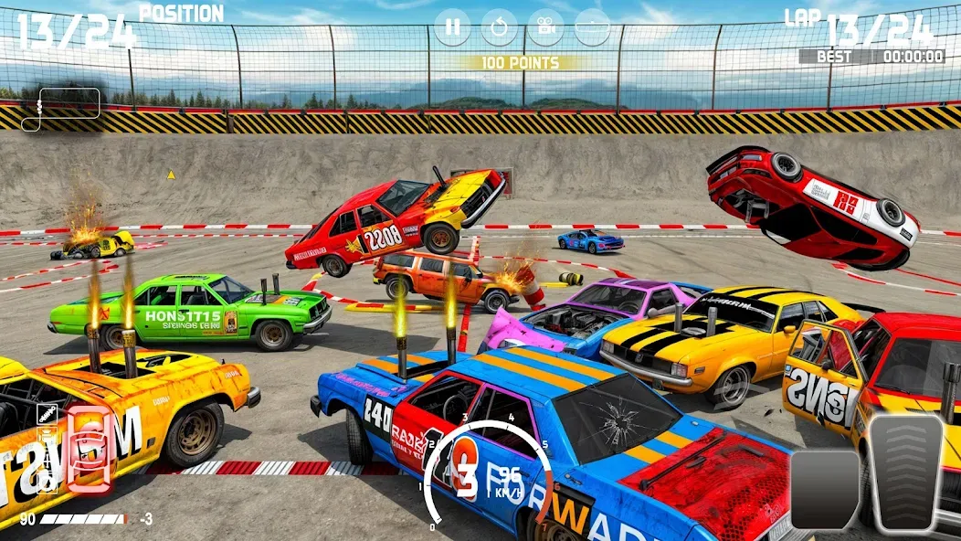 Demolition Derby: Car Games  [МОД Unlocked] Screenshot 2