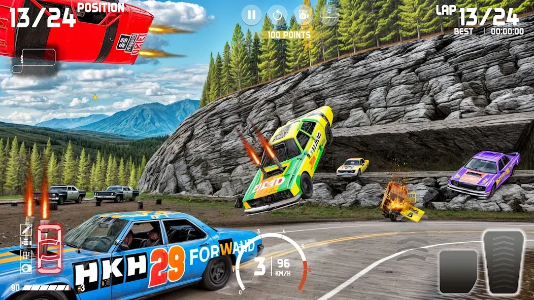 Demolition Derby: Car Games  [МОД Unlocked] Screenshot 3