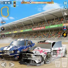 Скачать взлом Demolition Derby: Car Games  [МОД Unlocked] - полная версия apk на Андроид