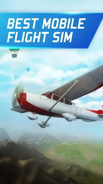 Flight Pilot: 3D Simulator  [МОД Бесконечные монеты] Screenshot 2