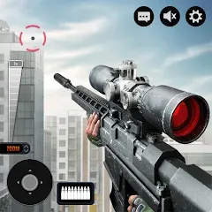 Взломанная Sniper 3D：Gun Shooting Games  [МОД Unlocked] - последняя версия apk на Андроид