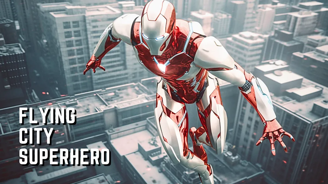 Super hero Flying iron jet man  [МОД Unlimited Money] Screenshot 1