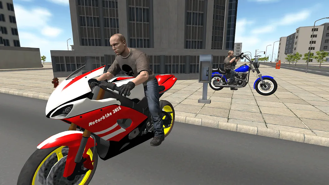 Bike Driving: Police Chase  [МОД Много денег] Screenshot 4