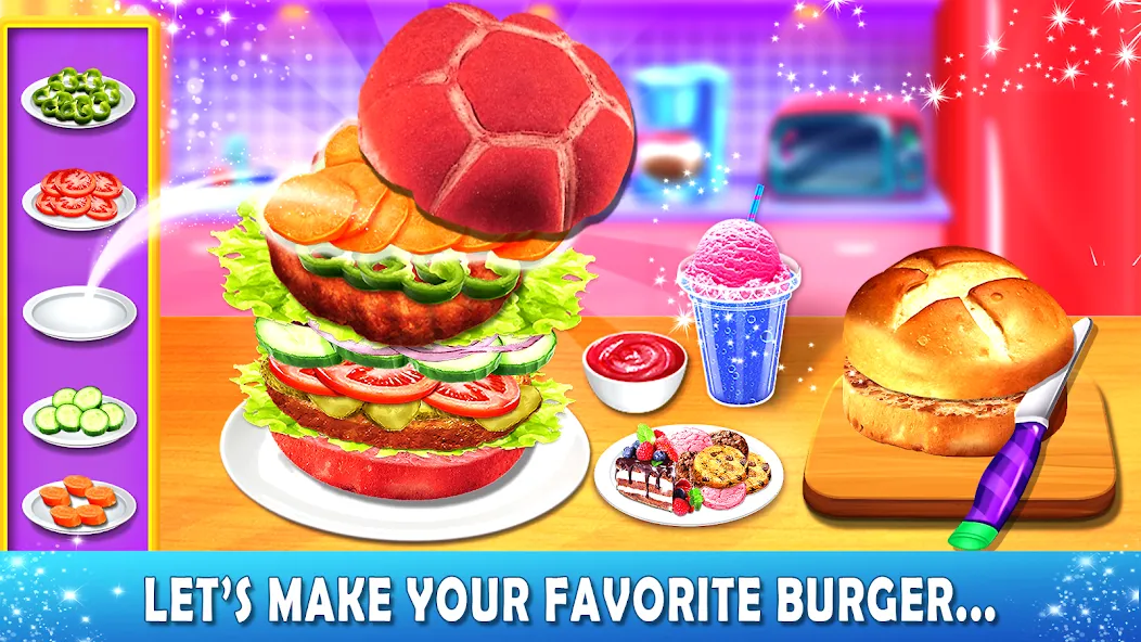 Lunch Box cooking Games 2023 (ШКОЛЬНЫЙ ОБЕД ПРИГОТОВЛЕНИЕ ПИЩИ Создание поваров)  [МОД Unlocked] Screenshot 2