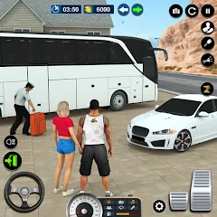 Взломанная Bus Simulator Game: Coach Game  [МОД Unlocked] - стабильная версия apk на Андроид