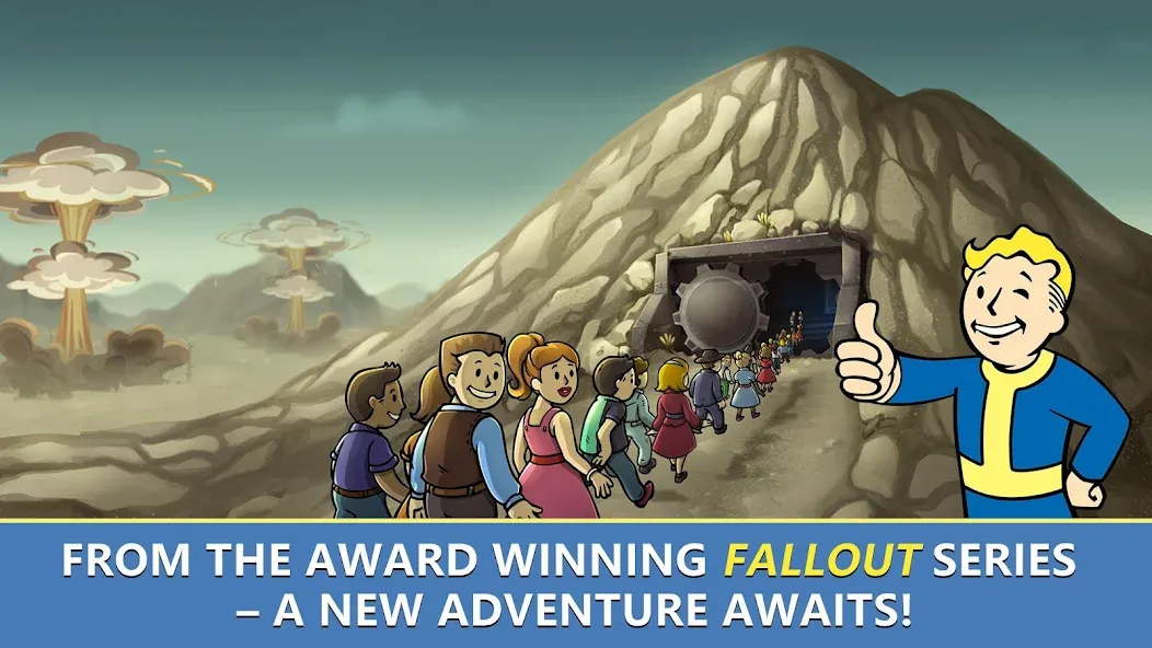 Fallout Shelter Online (Фоллаут Шелтер Онлайн)  [МОД Бесконечные деньги] Screenshot 1