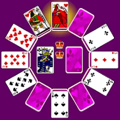 Скачать взломанную Clock Patience Solitaire (Клок Пэйшенс Солитер)  [МОД Много монет] - последняя версия apk на Андроид