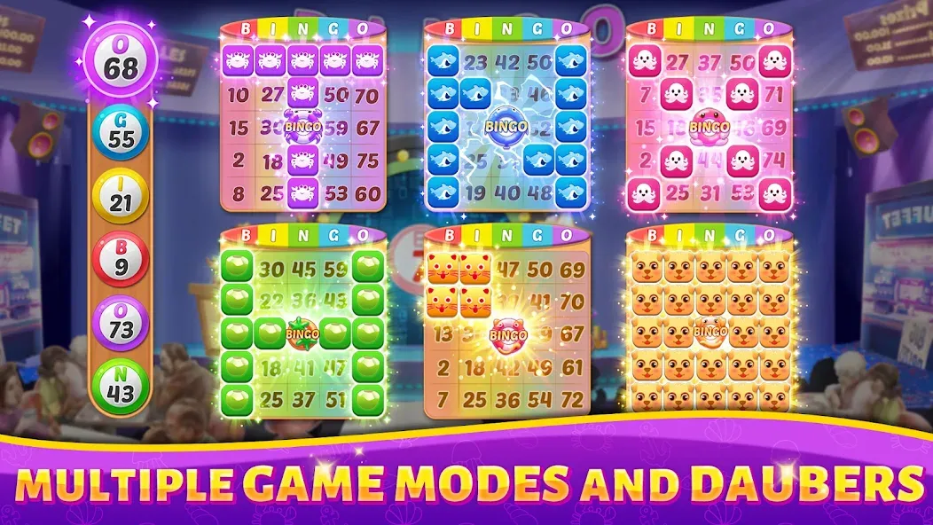 Bingo Rush - Club Bingo Games (Бинго Раш)  [МОД Unlimited Money] Screenshot 2