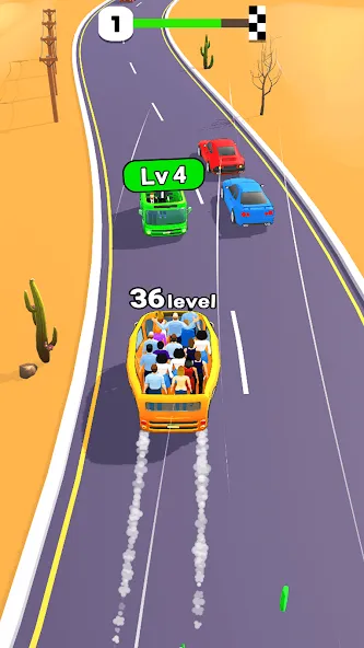 Level Up Bus (Левел Ап Бас)  [МОД Все открыто] Screenshot 3