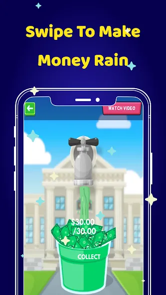 Money Clicker Game -Money Rain  [МОД Menu] Screenshot 4