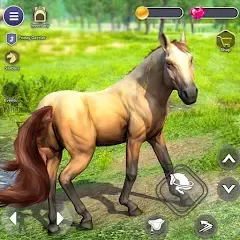 Скачать взлом Virtual Wild Horse Family Sim (Виртуальное семейство диких лошадей)  [МОД Много монет] - последняя версия apk на Андроид