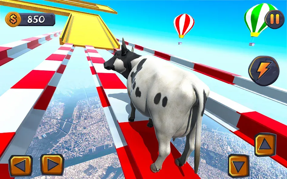 Epic Cow Ramp Rush Run Game  [МОД Меню] Screenshot 1