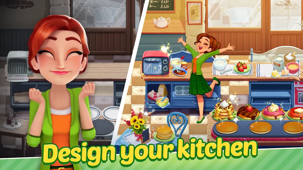 Delicious World - Cooking Game (Делишес Ворлд)  [МОД Unlocked] Screenshot 1