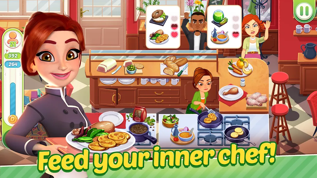 Delicious World - Cooking Game (Делишес Ворлд)  [МОД Unlocked] Screenshot 2