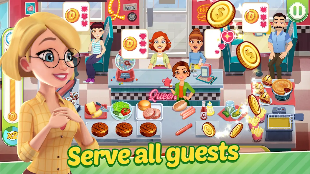 Delicious World - Cooking Game (Делишес Ворлд)  [МОД Unlocked] Screenshot 3