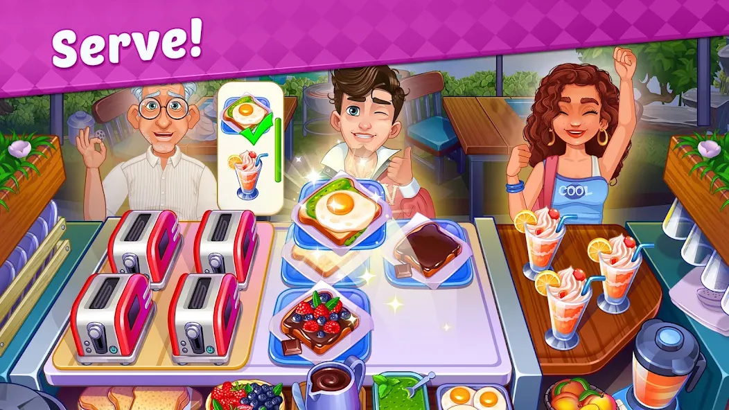 My Cafe Shop : Cooking Games (Мой Кафе Шоп)  [МОД Unlimited Money] Screenshot 3