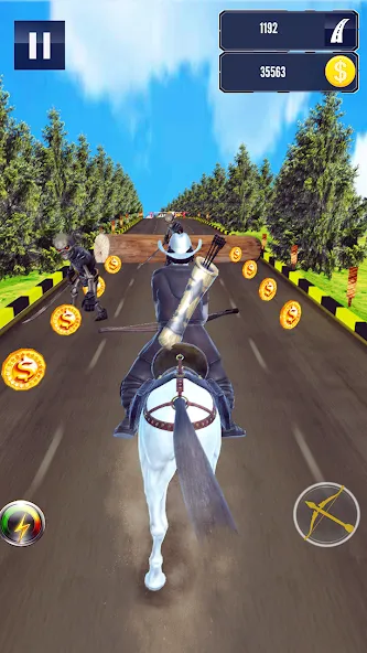 Cowboy Horse Run  [МОД Бесконечные деньги] Screenshot 1