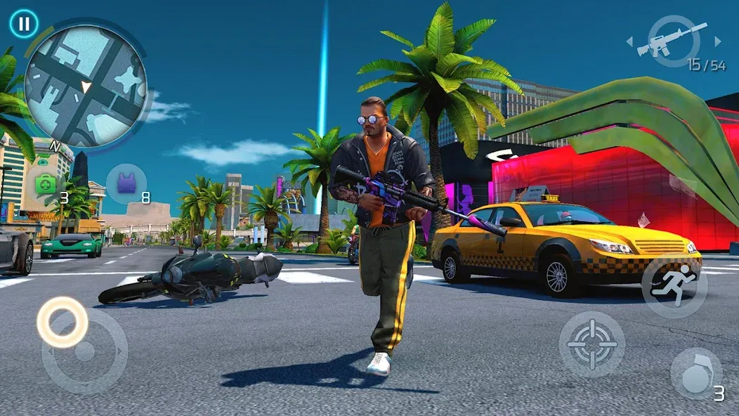 Gangstar Vegas: World of Crime (Гангстар Вегас)  [МОД Бесконечные монеты] Screenshot 3