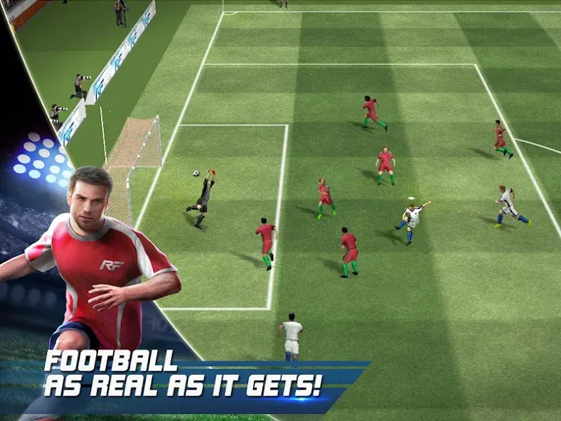 Real Football (Реал Футбол)  [МОД Unlocked] Screenshot 1