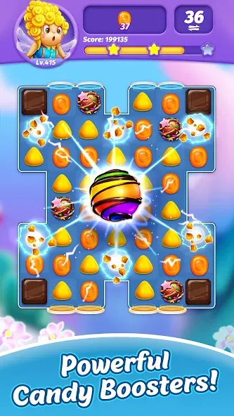 Candy Charming - Match 3 Games (энди Чарминг)  [МОД Unlocked] Screenshot 2