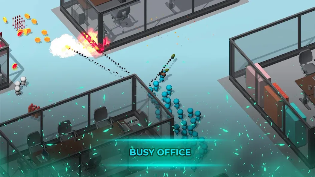 Crowd War - Action Game (Крауд Вар)  [МОД Unlocked] Screenshot 1