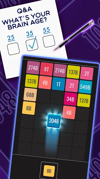 Join Blocks 2048 Number Puzzle (Джоин Блокс)  [МОД Много денег] Screenshot 2
