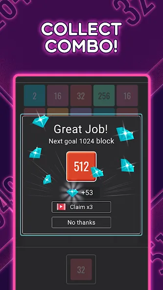 Join Blocks 2048 Number Puzzle (Джоин Блокс)  [МОД Много денег] Screenshot 4