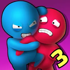 Взломанная Noodleman Party: Fight Games (Нудлман Пати)  [МОД Unlocked] - полная версия apk на Андроид