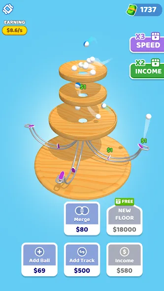 Spinning Balls (Спиннинг Болз)  [МОД Menu] Screenshot 3