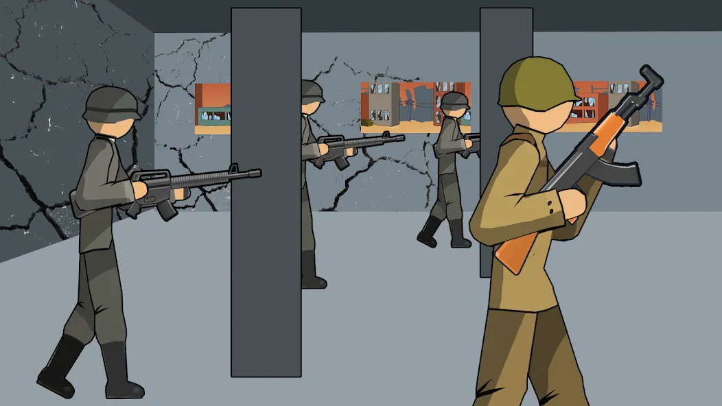 Stickman WW2 (Стикмэн Вторая Мировая война)  [МОД Unlocked] Screenshot 4