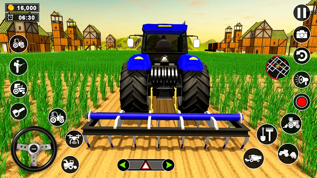 Real Tractor Driving Simulator (Реальный симулятор вождения трактора)  [МОД Все открыто] Screenshot 3