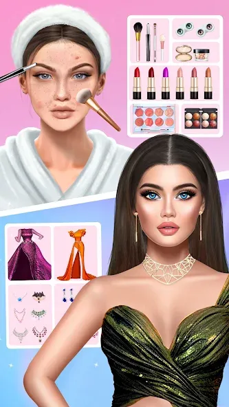 DIY Makeup: Beauty Makeup Game  [МОД Menu] Screenshot 1