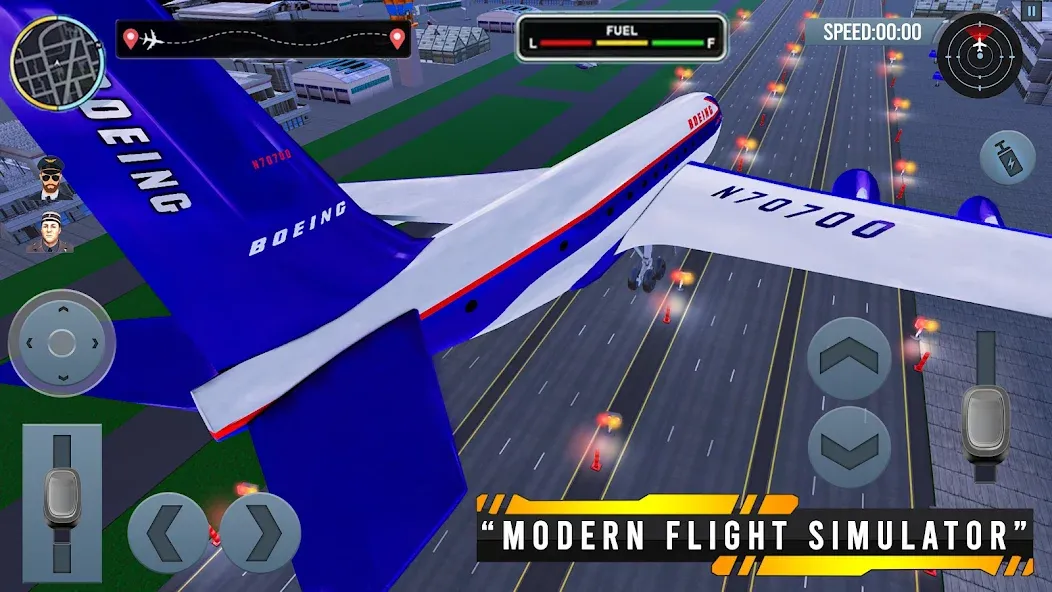 Airplane Simulator Plane Games  [МОД Unlimited Money] Screenshot 3