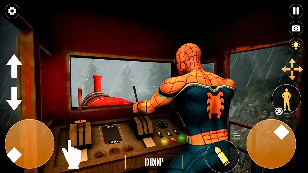 Horror Spider : Scary Train  [МОД Unlimited Money] Screenshot 1