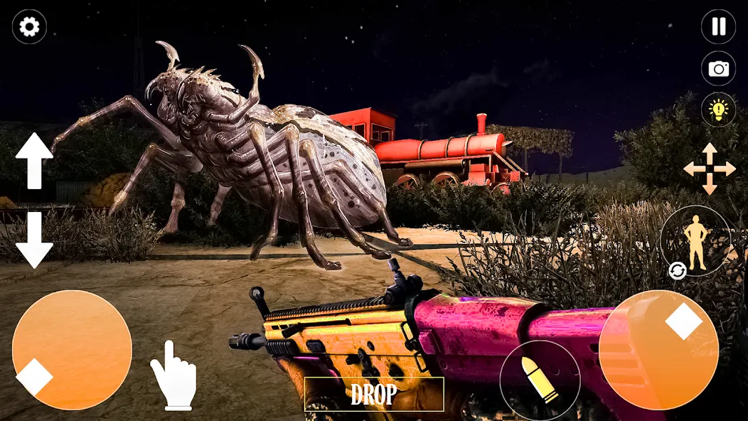 Horror Spider : Scary Train  [МОД Unlimited Money] Screenshot 5