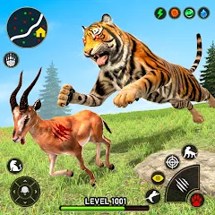 Скачать взлом Tiger Games: Tiger Sim Offline  [МОД Бесконечные монеты] - стабильная версия apk на Андроид