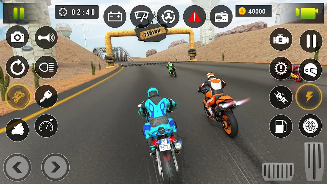 Bike Racing Games - Bike Game (Байк Рейсинг Геймс)  [МОД Все открыто] Screenshot 5