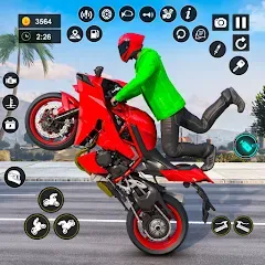 Взломанная Bike Racing Games - Bike Game (Байк Рейсинг Геймс)  [МОД Все открыто] - последняя версия apk на Андроид