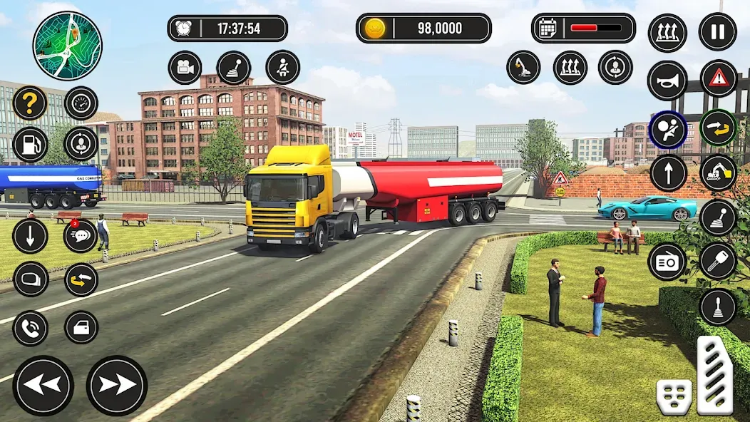 Truck Simulator - Truck Games (Трак Симулятор)  [МОД Бесконечные монеты] Screenshot 4